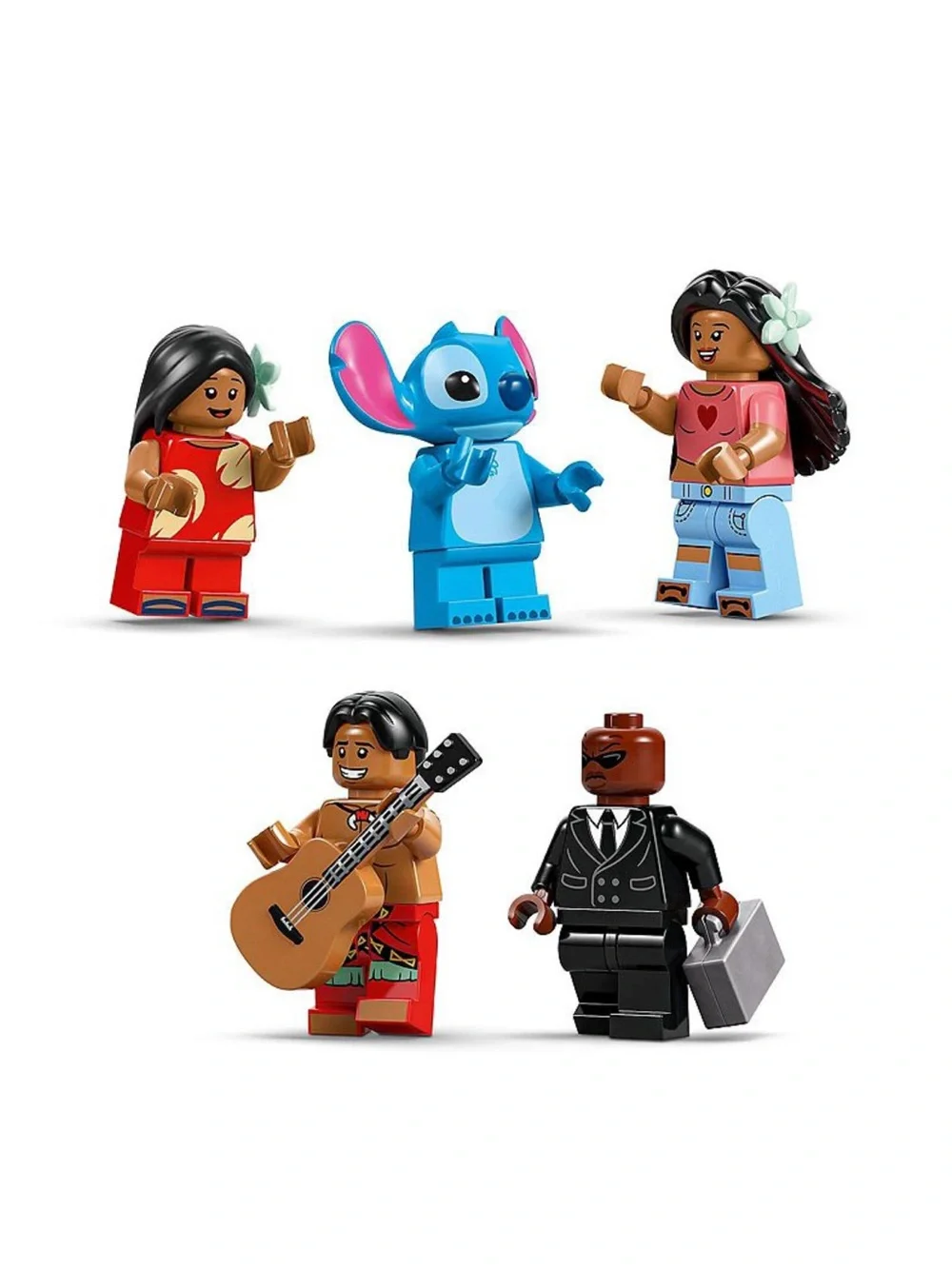 LEGO Disney Stitch Ohana Beach House - Blue & Red